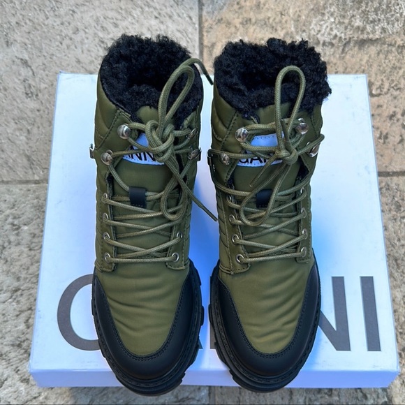 GANNI Kalamata lace-up hiking boots - Picture 4 of 7